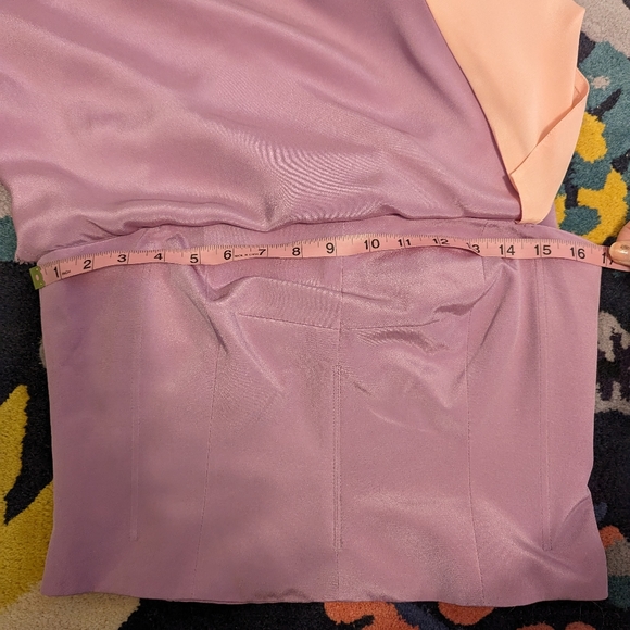 Spring 2012 RTW Phillip Lim 3.1 Lilac & Pink Silk Draped Bustier NWT sz 10 - Picture 16 of 17
